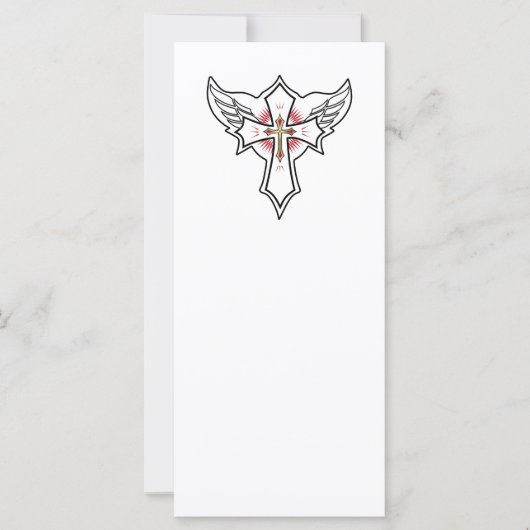 Carte Croix chrétienne (Devant)