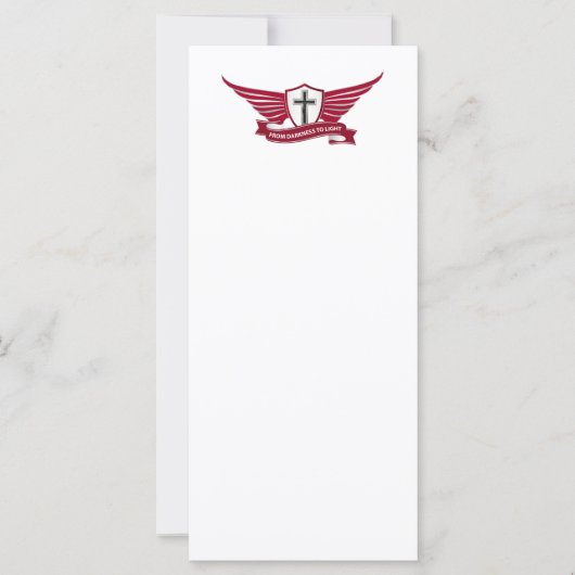 Carte Croix chrétienne (Devant)