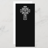 Carte Croix chrétienne orthodoxe (Devant / Derrière)