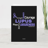 Carte Croix/Conscientisation...Lupus (Dos)