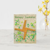 Carte Croix de Brighid (Fleur jaune)