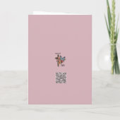 Carte Croix de lys de Pâques Bénédiction de Pâques (Dos)