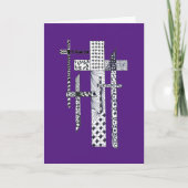 Carte Croix de Pâques Salutation (Devant)