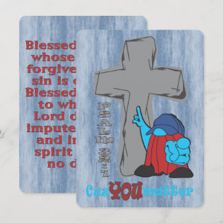 Carte Croix De Pierre Couper Vous Comptez Psaume 32 1