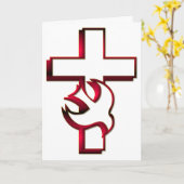 Carte Croix et Saint-Esprit / Saint-Esprit (Fleur jaune)