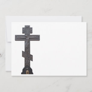 Carte Croix orthodoxe russe
