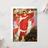 Carte Croix Rouge (Crucifixion de Jésus-Christ) (Devant/Arrière en situation)