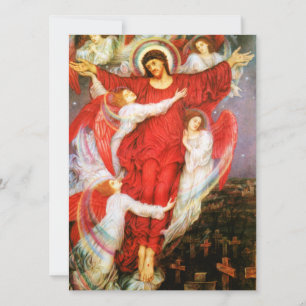 Carte Croix Rouge (Crucifixion de Jésus-Christ)