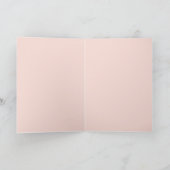 Carte Croix Sainte blanche et bouquet (Intérieur)