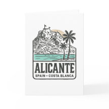 Croquis d'Alicante Château Santa Bárbara Costa Bla