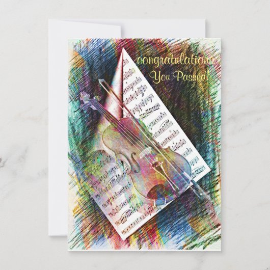 Carte Croquis de violon (Devant)