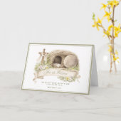 Carte Cross and Tomb | Resurrection Day Card (Fleur jaune)