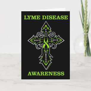 Carte Cross/Awareness... Maladie de Lyme.