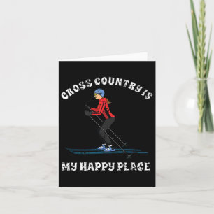 Carte Cross Country Est Mon Happy Place Ski Amateurs T S