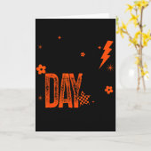 Carte Cross Country Race Day Runner Track And Field Oran (Fleur jaune)