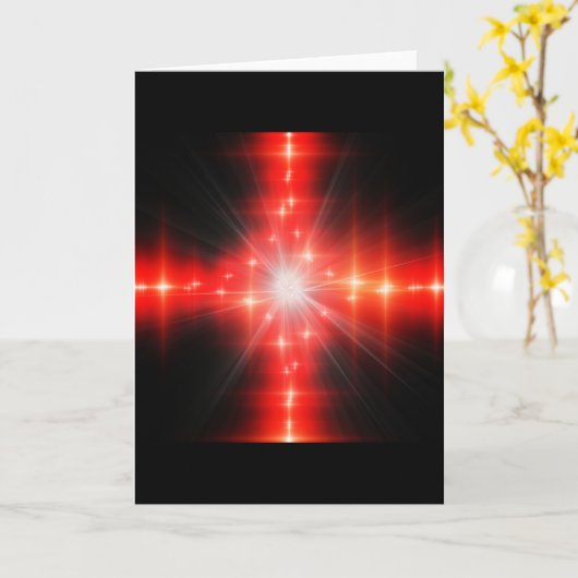 Carte Cross lights (Fleur jaune)