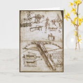 Carte Crossbow Arme géante de Léonard de Vinci (Fleur jaune)