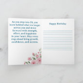 Carte Crossing the Bridge Forward, Birthday (Intérieur)