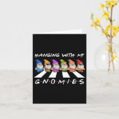 Carte Crosswalk Fun Noël Accroché Avec Mes Gnomies Pour (Fleur jaune)