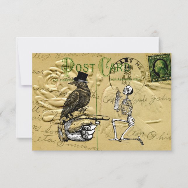 Carte Crow et squelette (Devant)