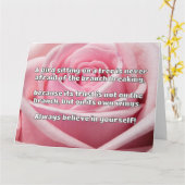 Carte Croyance Empath Citation d'encouragement positif (Fleur jaune)
