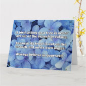 Carte Croyance Empath Citation d'encouragement positif (Fleur jaune)