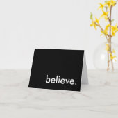 Carte croyez en vous. je fais (Fleur jaune)