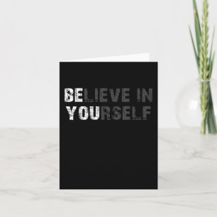 Carte Croyez En Vous-Même Motivationnel Citation Inspira