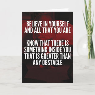 Carte Croyez En Vous - Motivation de l'entraînement