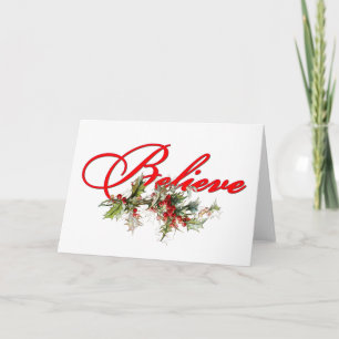 Carte Croyez houx