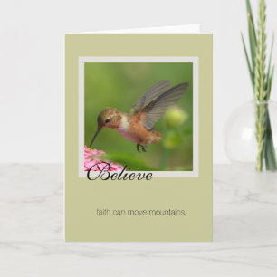 Carte Croyez le colibri