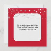 Carte CROYEZ le message de Noël avec la lune (Dos)