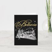 Carte Croyez Noël Pôle Nord Express Polaire All Abr (Devant)