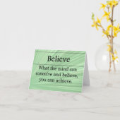 Carte Croyez que vous pouvez faire n'importe quoi (Fleur jaune)