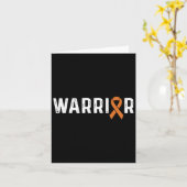 Carte Crps Sensibilisation Orange Ribbon Warrier (Fleur jaune)