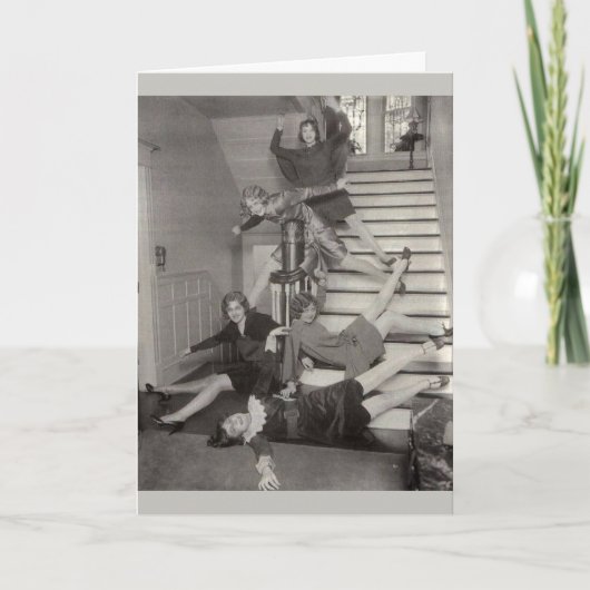 Carte Cru - amis - tellement amusement ce soir ! , (Devant)