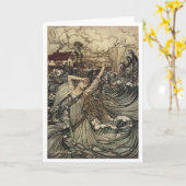 Carte Cru - cérémonials - frères Grimm, (Fleur jaune)