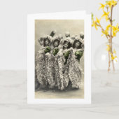 Carte Cru - fabrication des souvenirs avec des amis, (Fleur jaune)