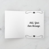 Carte Cru, fille victorienne. Anniversaire (Intérieur)