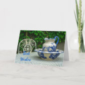 Carte Cruche et bassin vintage (Devant)