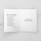 Carte Crucifix de l'Ordination du prêtre catholique (Intérieur)