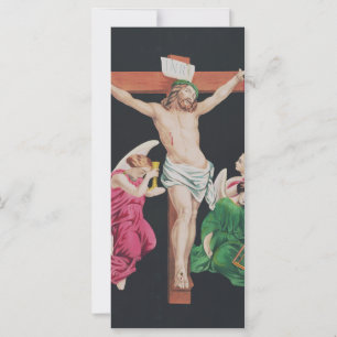 Carte Crucifixion médiévale de Jésus-Christ