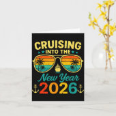 Carte Cruise Into New Year 2026 Bringing New Year Togeth (Fleur jaune)