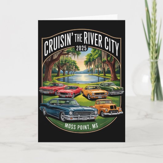 Carte Cruisin The River City 2025 Moss Int Ms Clic Car D (Devant)