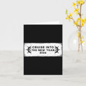 Carte Cruising Into 2026 New Years Eve Party Favors Fami (Fleur jaune)