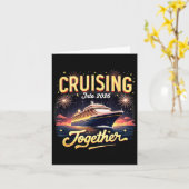 Carte Cruising Into 2026 Together New Year Cruise Ship V (Fleur jaune)