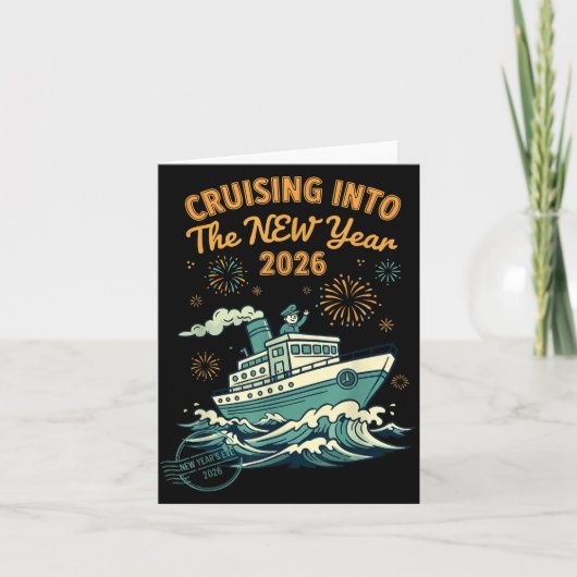 Carte Cruising Into The New Year 2026 Adventure  (Devant)