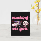 Carte Crushing On You Peds Cu Rn Aid Rn Nurse Valentines (Fleur jaune)