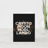 Carte Crypto Lune HODL Lambo (Devant)