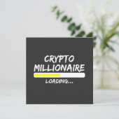 Carte Crypto Millionaire Chargement Bitcoin (Debout devant)